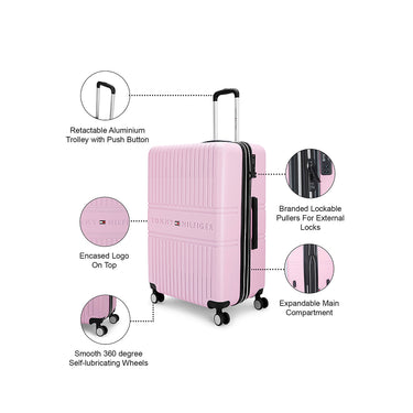 Tommy Hilfiger Stanford Hard Luggage Pink