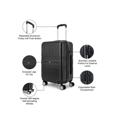 Tommy Hilfiger Stanford Hard Luggage Black