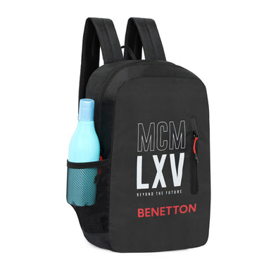 United Colors Of Benetton Caspian Non Laptop Backpack Black