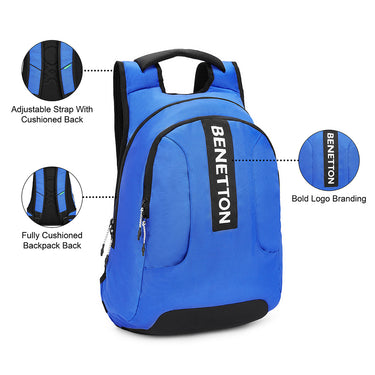 United Colors of Benetton Balsam Laptop Backpack blue