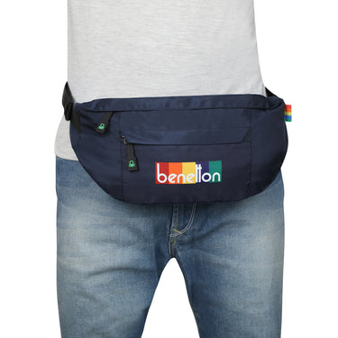 United Colors of Benetton Trellis Waist Pouch Navy