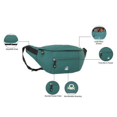 United Colors of Benetton Augustus Waist Pouch Green