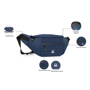 United Colors of Benetton Augustus Waist Pouch Navy