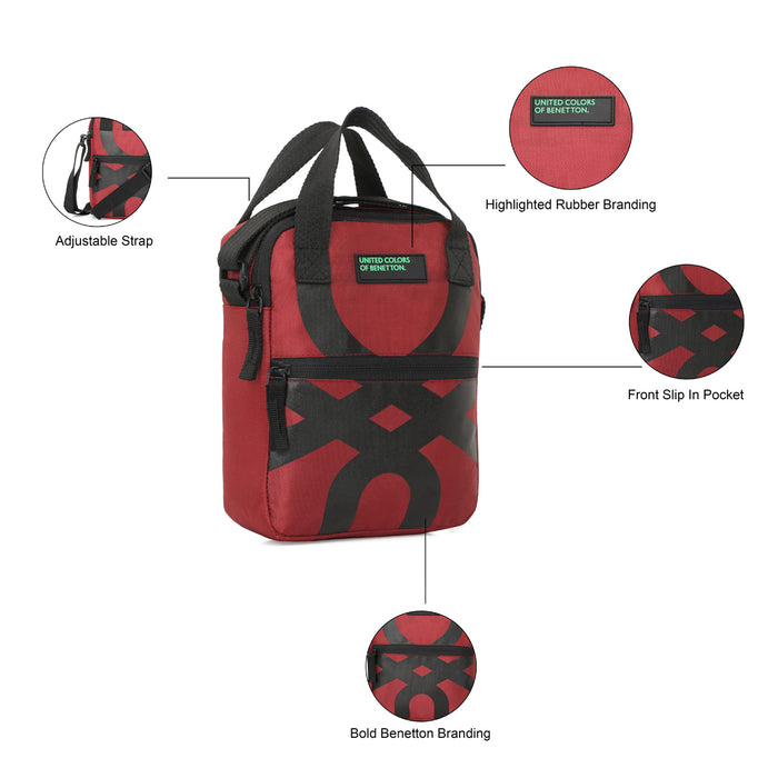 Benetton store red bag