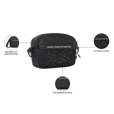 United Colors of Benetton Kyson Crossbody Black