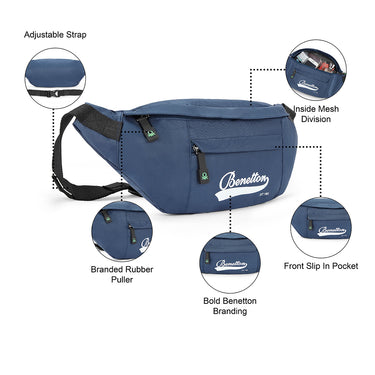 United Colors of Benetton Arctic Waist Pouch Navy