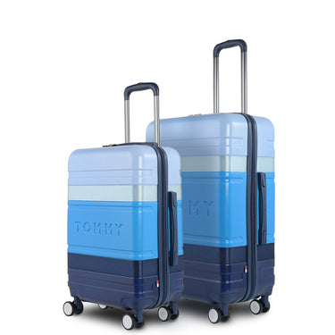 Tommy Hilfiger Unisex Triton
Plus Hard Luggage Set of 2 Blue
(Cabin & Mid)