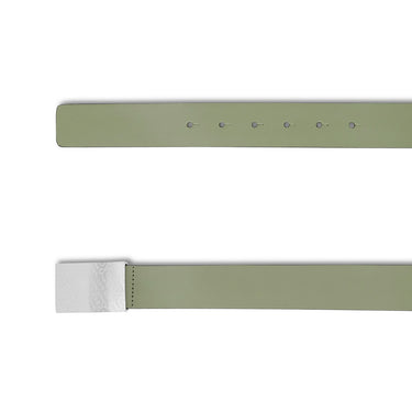 UCB Wallace Men's Leather Non Reversible Belt Olive