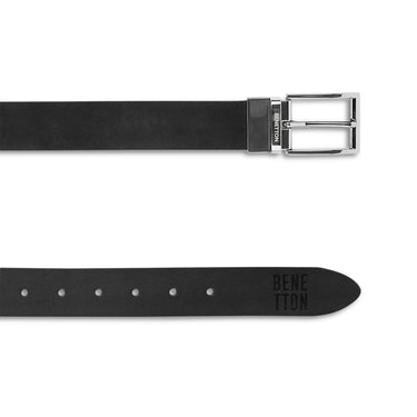 UCB Zayd Men's Leather Reversible Belt Black