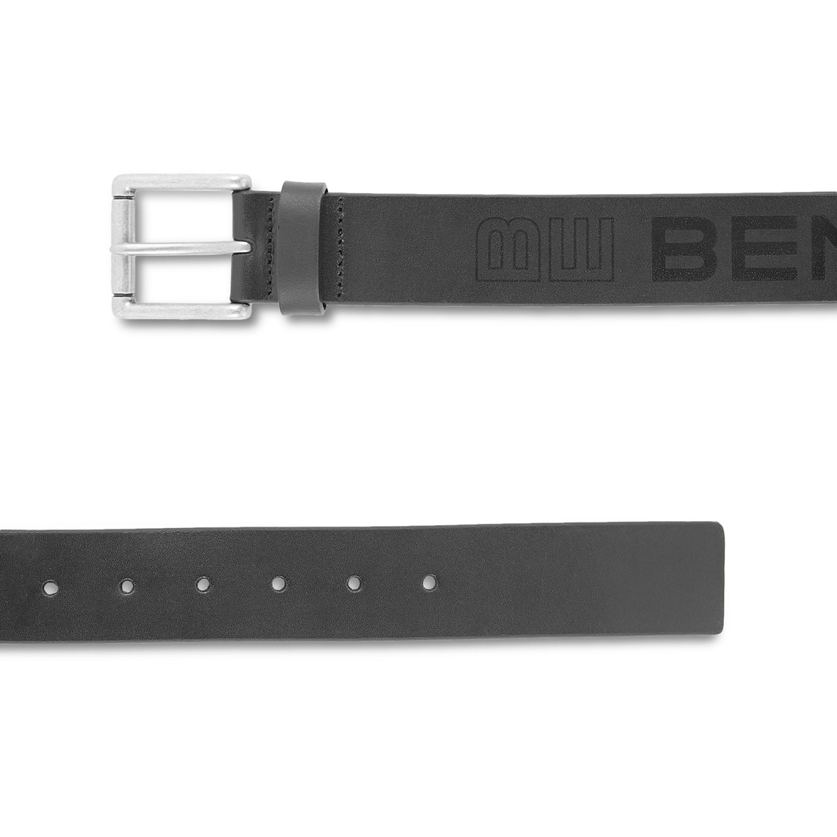 United Colors of Benetton Agostino Men’s Non- Reversible Leather Belt-Black