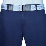United Colors of Benetton Quinto Men's Leather Non Reversible Belt-blue