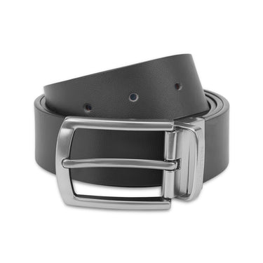 UCB Domenico Men's Leather Reversible Belt Black