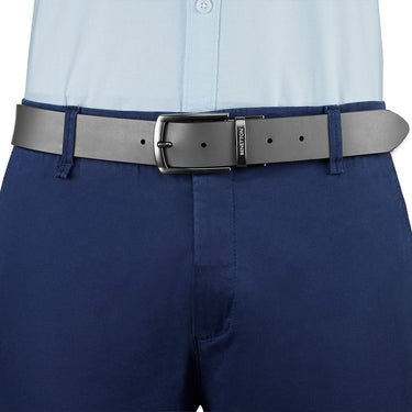 United Colors of Benetton Domenico Men's Leather Reversible Belt-Tan