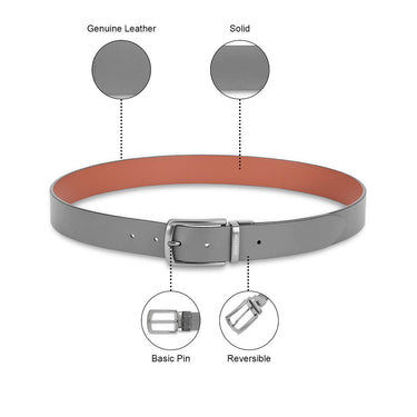 United Colors of Benetton Domenico Men's Leather Reversible Belt-Tan