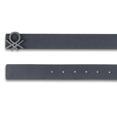 UCB Edgar Men's Leather Reversible Belt Navy