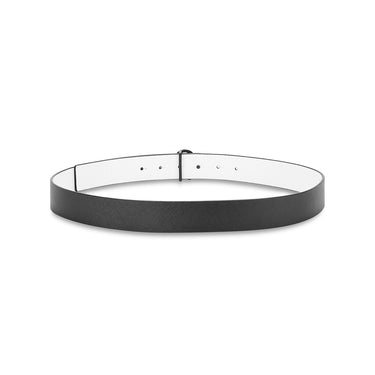 United Colors of Benetton Edgar Men's Leather Reversible Belt-Black