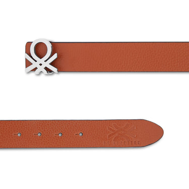 United Colors of Benetton Renardo Men's Leather Reversible Belt-Black