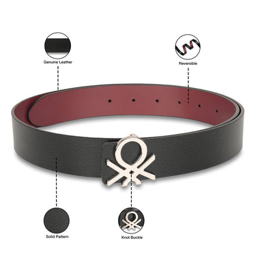 UCB Renardo Men's Leather Reversible Belt