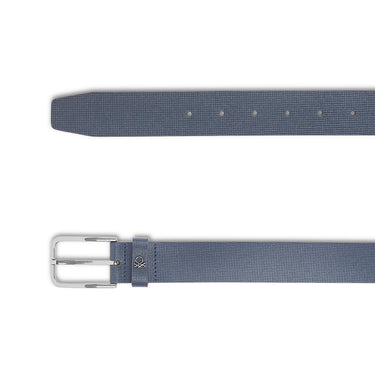 UCB Adriano Men's Leather Non Reversible Belt Navy