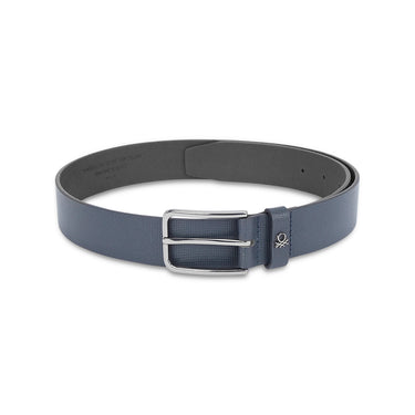 UCB Adriano Men's Leather Non Reversible Belt Navy