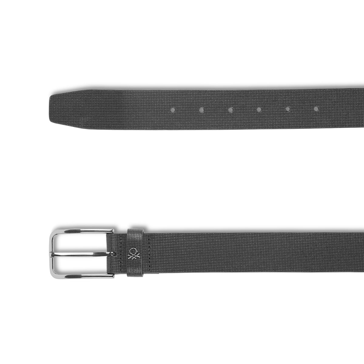 UCB Adriano Men's Leather Non Reversible Belt Black