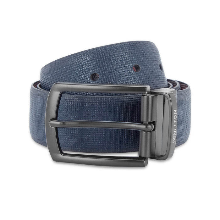 United Colors of Benetton Afro Men's Reversible Leather Belt