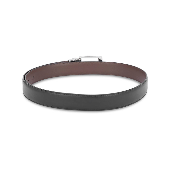 UCB Fredrico Men's Leather Reversible Belt Black