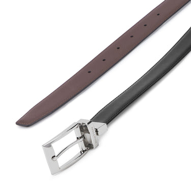 UCB Fredrico Men's Leather Reversible Belt Black