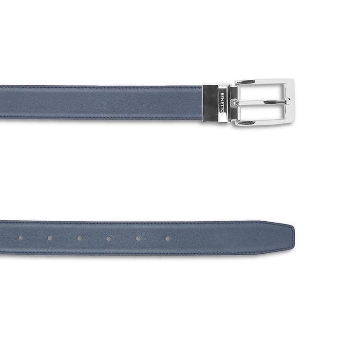 UCB Fredrico Men's Leather Reversible Belt navy