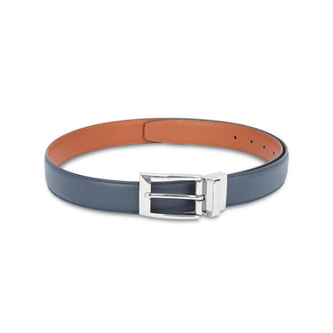 UCB Fredrico Men's Leather Reversible Belt navy