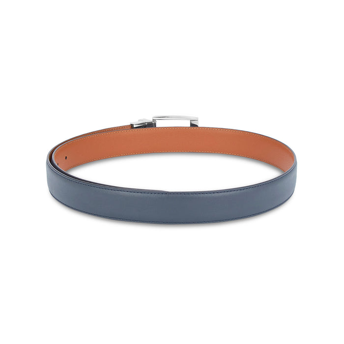 UCB Fredrico Men's Leather Reversible Belt navy
