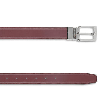UCB Fredrico Men's Leather Reversible Belt Wine