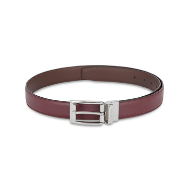UCB Fredrico Men's Leather Reversible Belt Wine