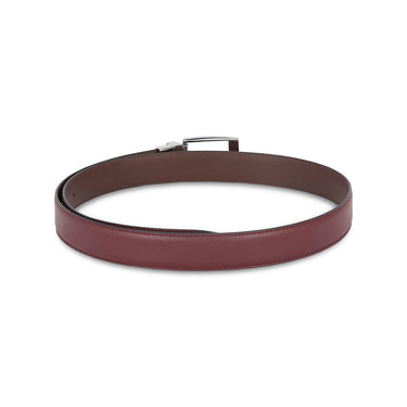 UCB Fredrico Men's Leather Reversible Belt Wine