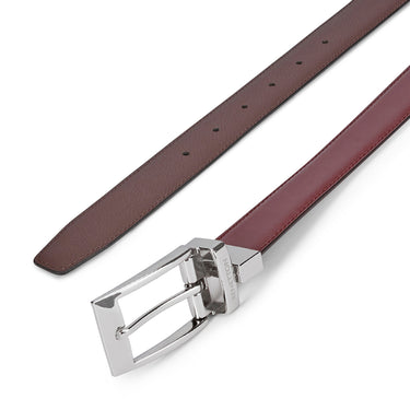UCB Fredrico Men's Leather Reversible Belt Wine