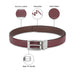 UCB Fredrico Men's Leather Reversible Belt Wine