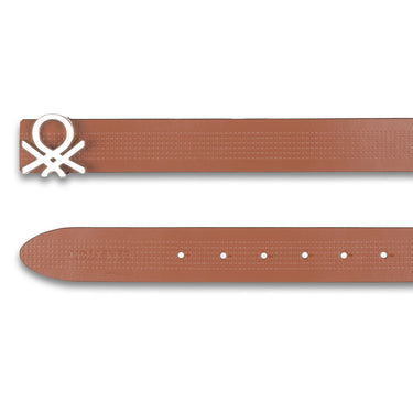 United Colors of Benetton Castello Men's Leather Reversible Belt-Tan