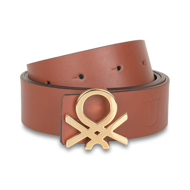 UCB Valerio Men's Leather Reversible Belt Tan