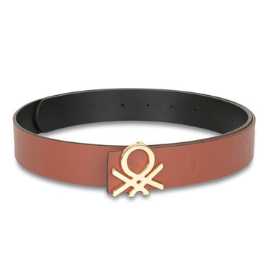 UCB Valerio Men's Leather Reversible Belt Tan