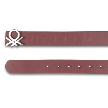 UCB Valerio Men's Leather Reversible Belt Wine