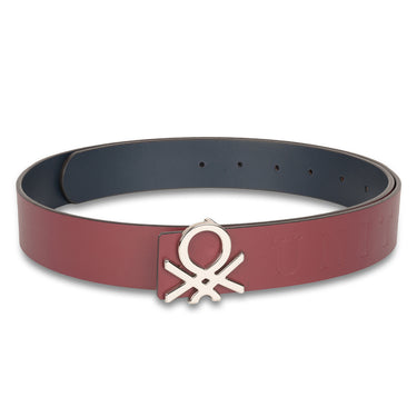 UCB Valerio Men's Leather Reversible Belt Wine