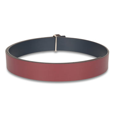 UCB Valerio Men's Leather Reversible Belt Wine
