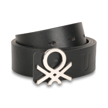 UCB Valerio Men's Leather Reversible Belt Black