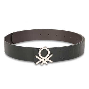 UCB Valerio Men's Leather Reversible Belt Black