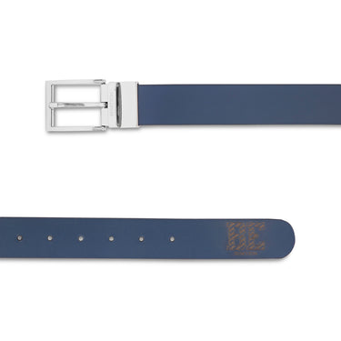United Colors of Benetton Arno Men’s Reversible Leather Belt-Navy