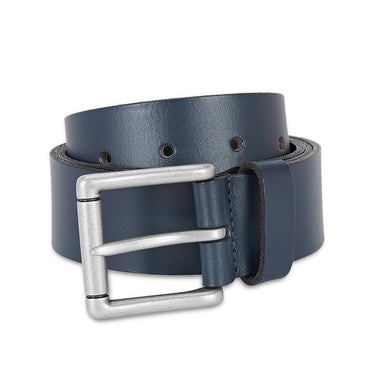 UCB Topino Men's Leather Non Reversible Belt Navy