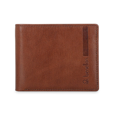 United Colors of Benetton Reece Men's Slimfold Wallet Brown