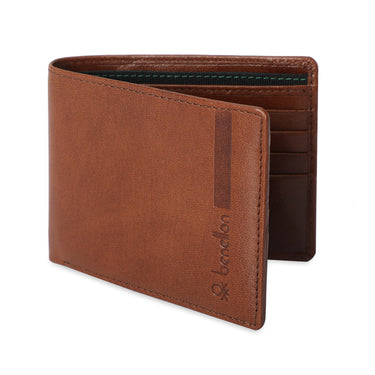 United Colors of Benetton Reece Men's Slimfold Wallet Brown