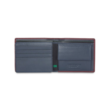 UCB Roan Men's Leather Multi Card Coin Wallet Wine