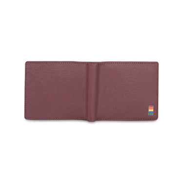 UCB Roan Men's Leather Multi Card Coin Wallet Wine